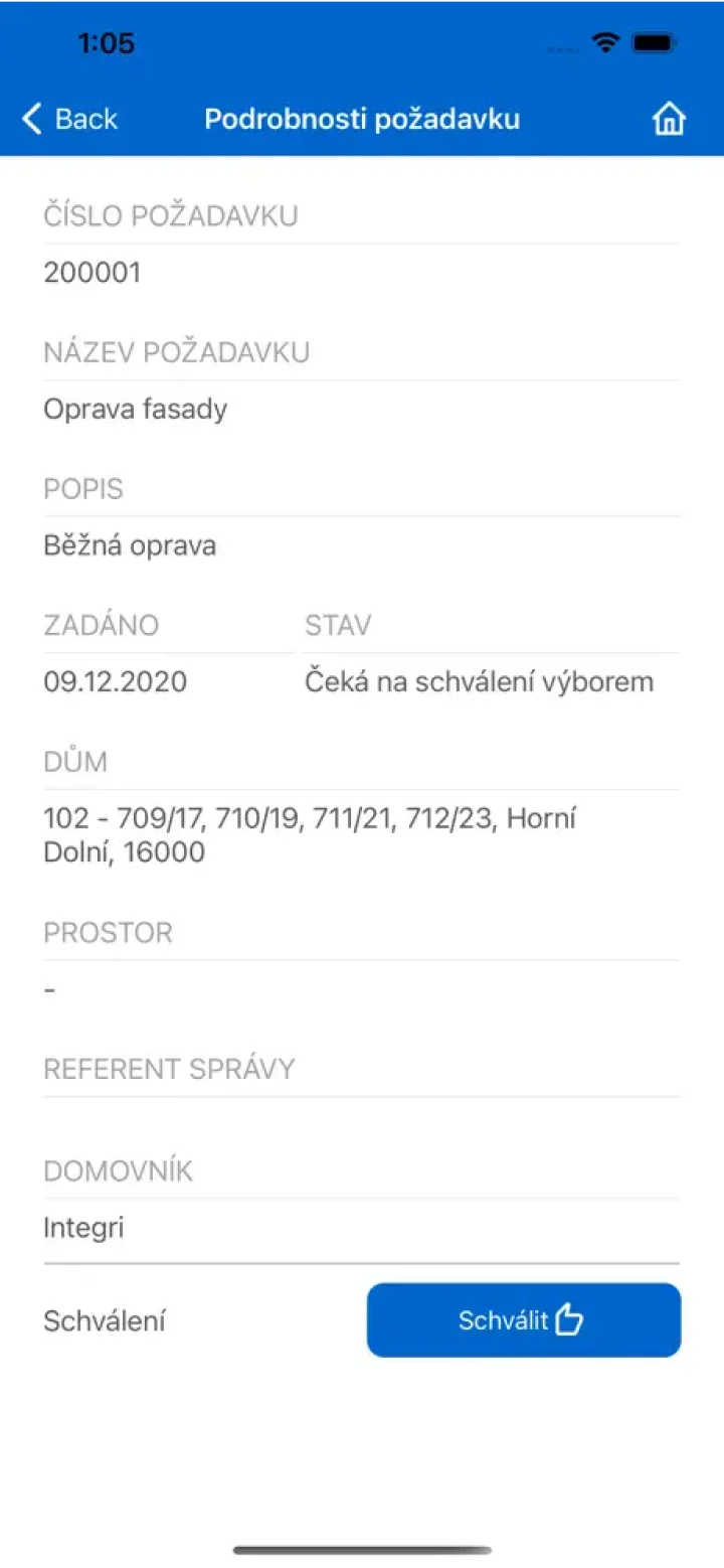 Hlašte závady okamžitě, vytvářejte požadavky na údržbu